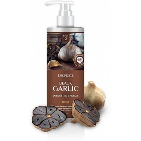 DEOPROCE Бальзам для волос чёрный чеснок DEOPROCE RINSE - BLACK GARLIC INTENSME ENERGY 1000мл