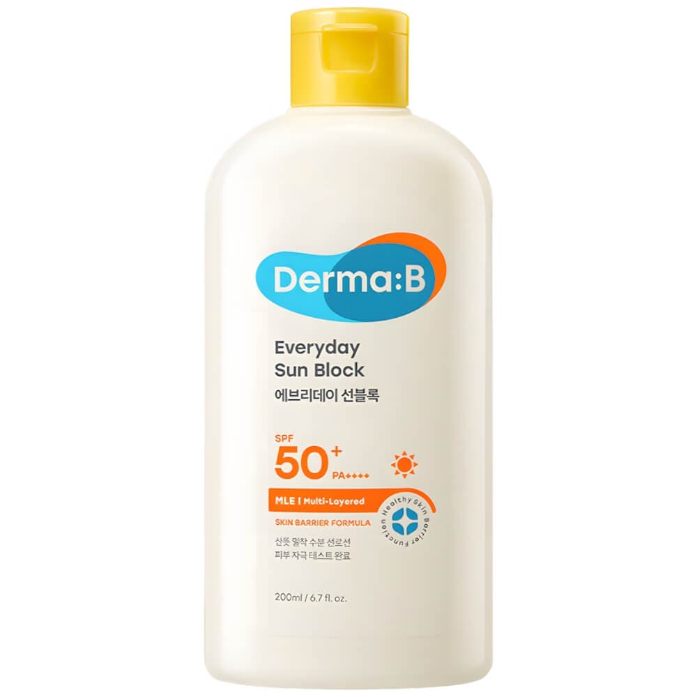 Derma:B Крем солнцезащитный Sun Block SPF50+ PA++++ 200ml