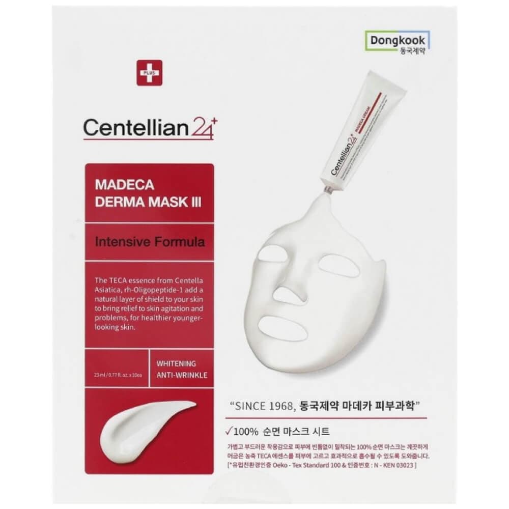 Centellian24 Маска тканевая интенсивная - Madeca derma mask III intensive formula, 25мл
