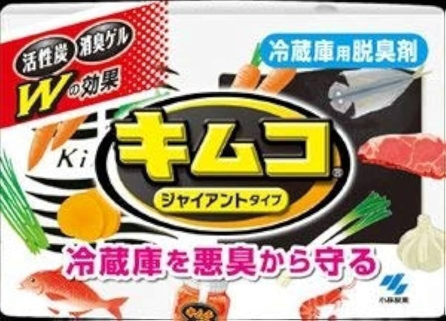 KOBAYASHI Желеобразный дезодорант с древесным углем для основной камеры больших холодильников 162г 1/48 Kimco Giant Refrigerator Deodorizer