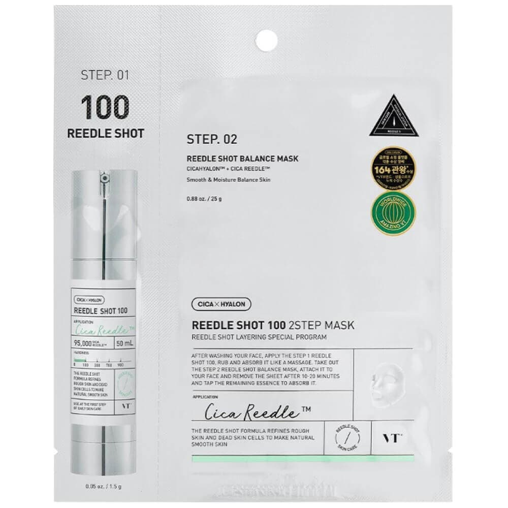 VT Cosmetics Двухфазная маска с микроиглами Reedle Shot 100 2 Step Mask