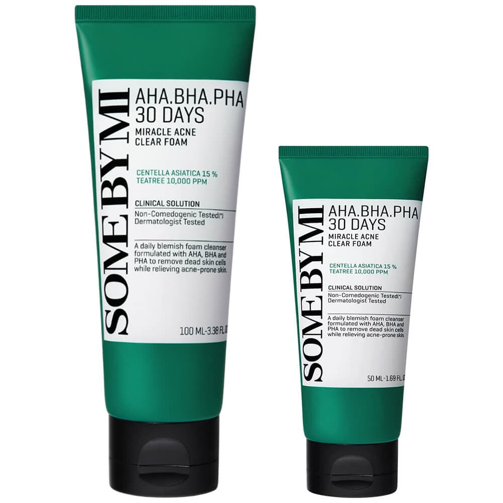 Some by mi Пенка для проблемной кожи AHA BHA PHA 30 DAYS MIRACLE ACNE CLEAR FOAM 100мл