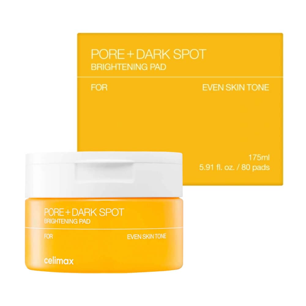 Celimax Пэды для выравнивания тона и рельефа кожи Celimax Pore+Dark Spot Brightening Pad, 40 шт