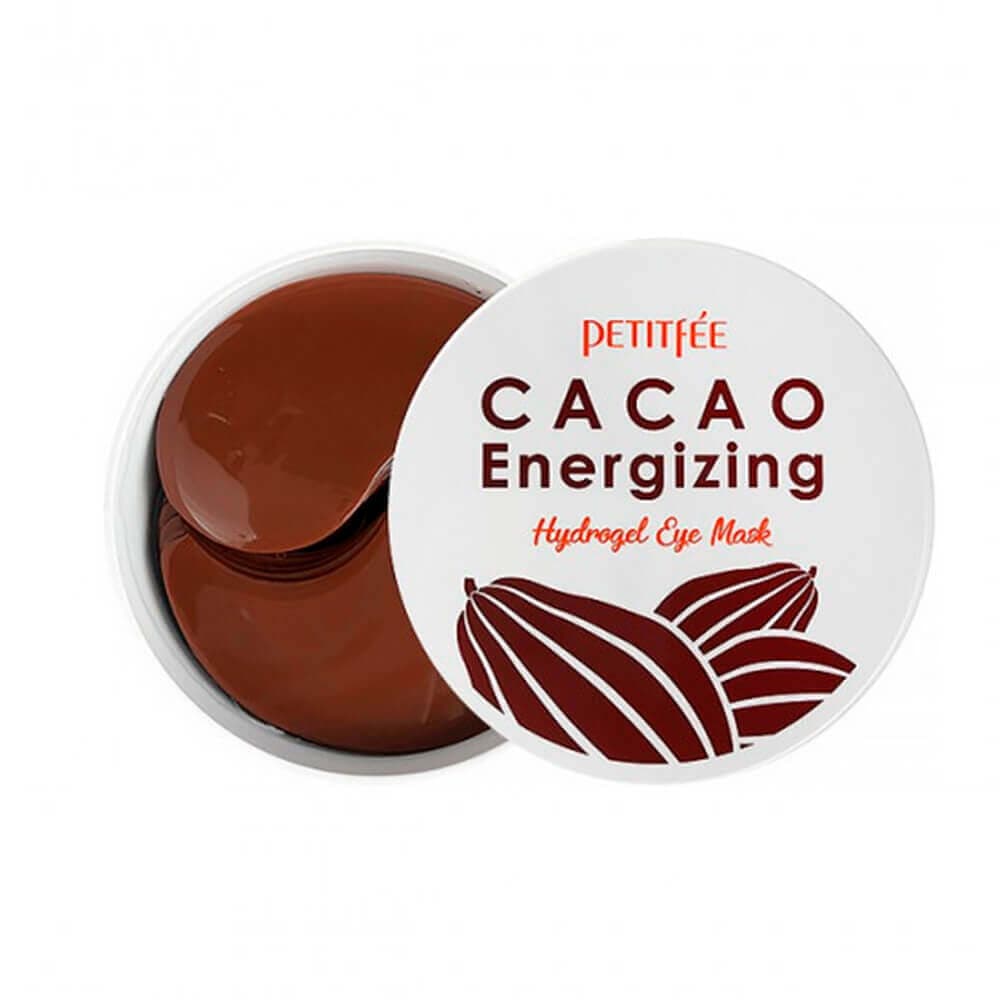 PETITFEE Гидрогелевые тонизирующие патчи для глаз с экстрактом какао  CACAO ENERGIZING HYDROGEL EYE MASK 84гр(60шт)