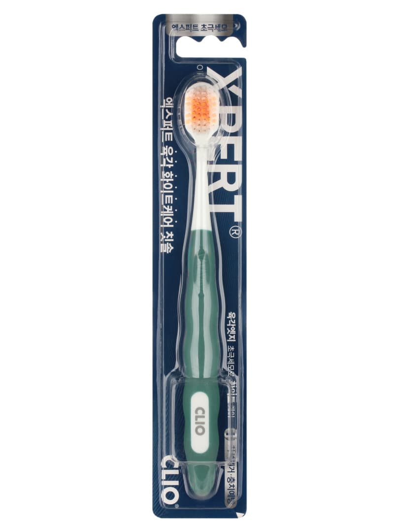 CLIO Зубная щетка Expert White Care Fluoride Hexagonal Ultra-Fine Bristle Toothbrush
