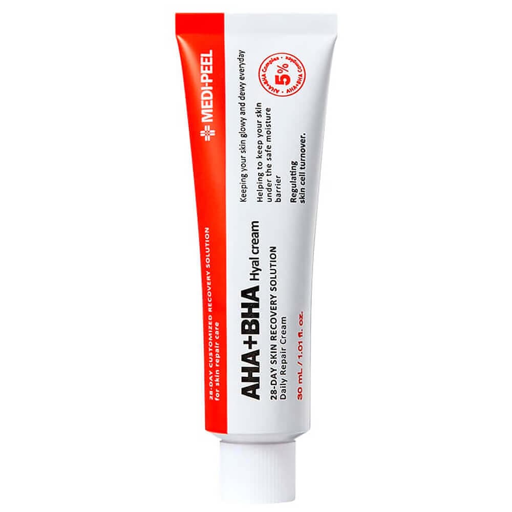 MEDI-PEEL Регенерирующий крем с кислотами AHA BHA Hyal Cream 28 Days (30ml)