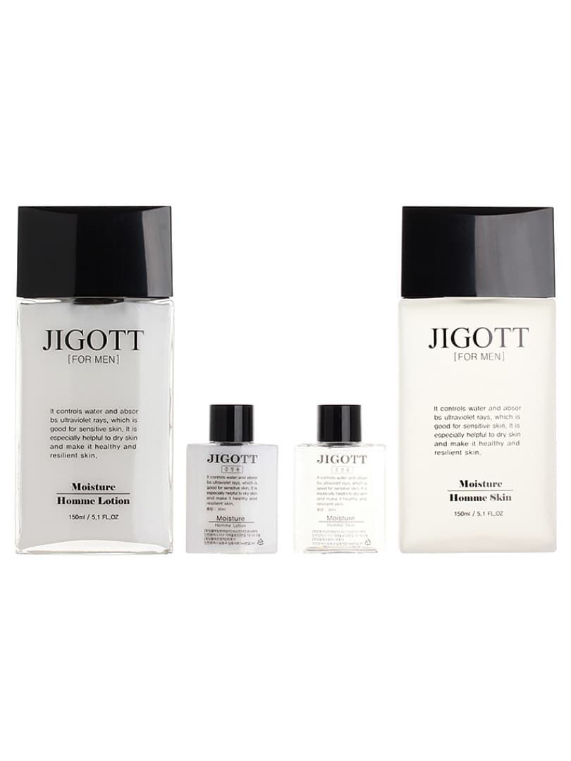 JIGOTT Набор уходовых средств для мужской кожи  MOISTURE HOMME SKIN CARE 2SET
