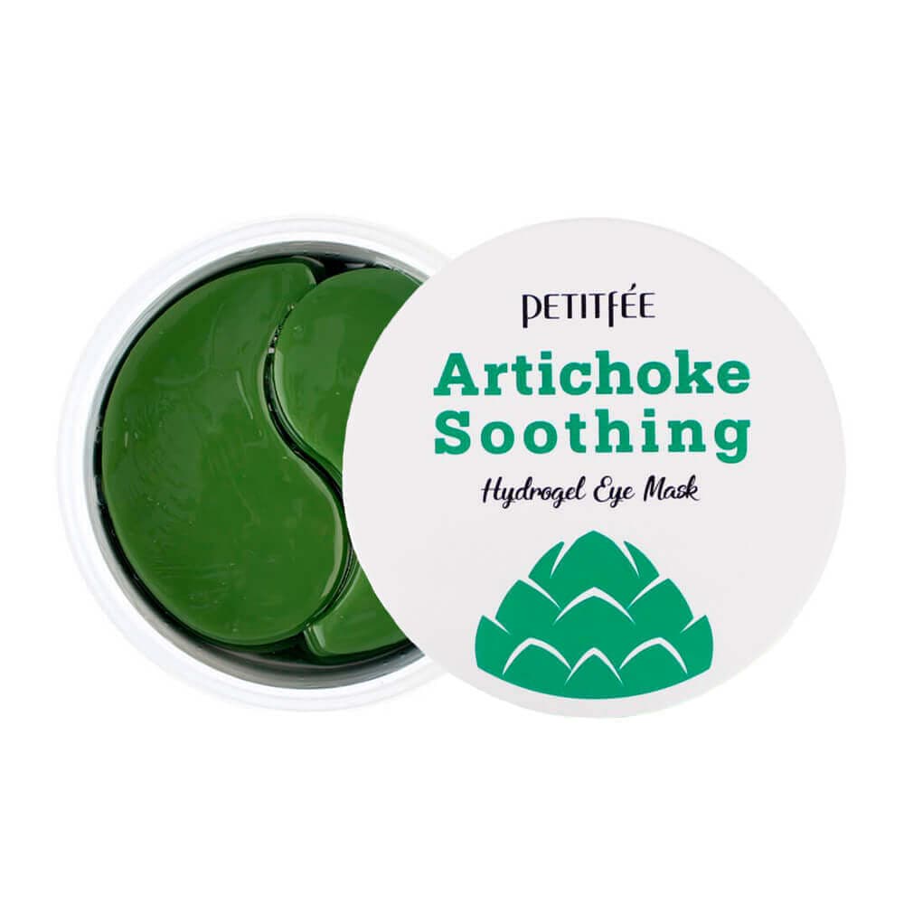 Petitfee Гидрогелевые успокаивающие патчи для глаз с экстрактом артишока  Artichoke Soothing Hydrogel Eye Patch 60 шт