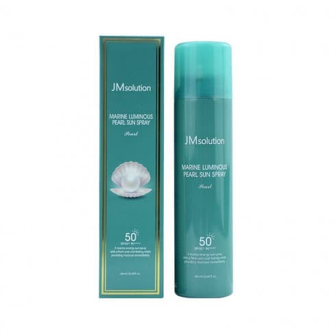 JMsolution Солнцезащитный спрей с экстрактом жемчуга Marine Luminous Pearl Sun Spray Pearl, 180мл