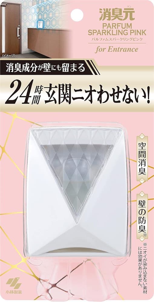 Kobayashi Жидкий дезодорант "Oheyano Shoshugen Parfum Sparkling Pink" для прихожей (изысканный аромат цветов и фруктов) 6 мл / 30