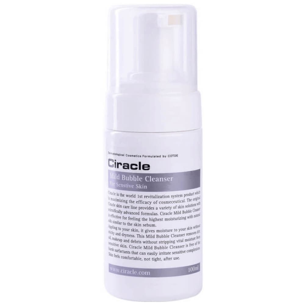 CIRACLE Пенка для чувствительной кожи CIRACLE Mild Bubble Cleanser 100мл