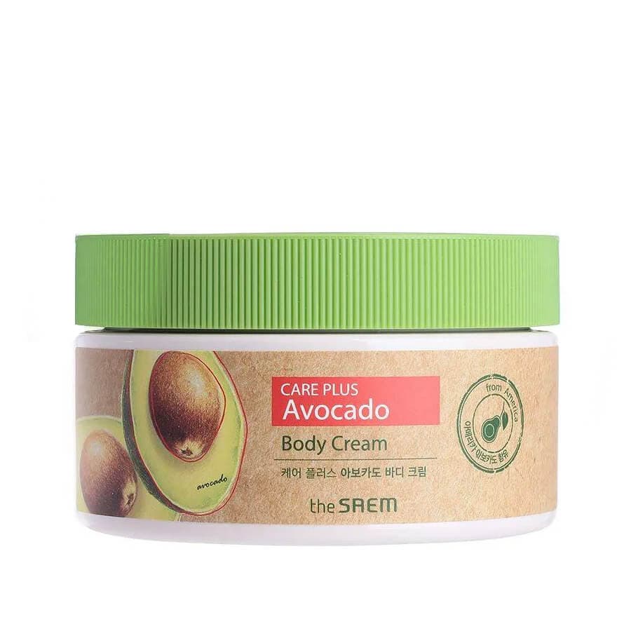 THE SAEM Крем для тела с экстрактом авокадо Care Plus Avocado Body Cream 300мл