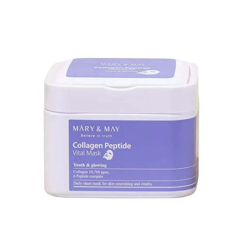 Mary&May Набор тканевых масок c пептидами Collagen Peptide Vital Mask 30ea