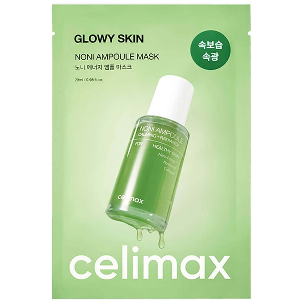 Celimax Маска тканевая ампульная с экстрактом нони Glowy Skin Noni Energy Ampoule Mask 29ml