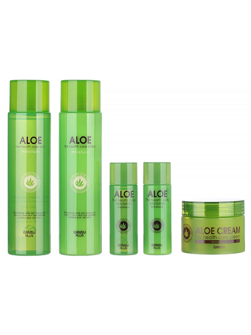 GIINSU Набор для лица уходовый с алоэ SKIN CARE 3 SET (ALOE)