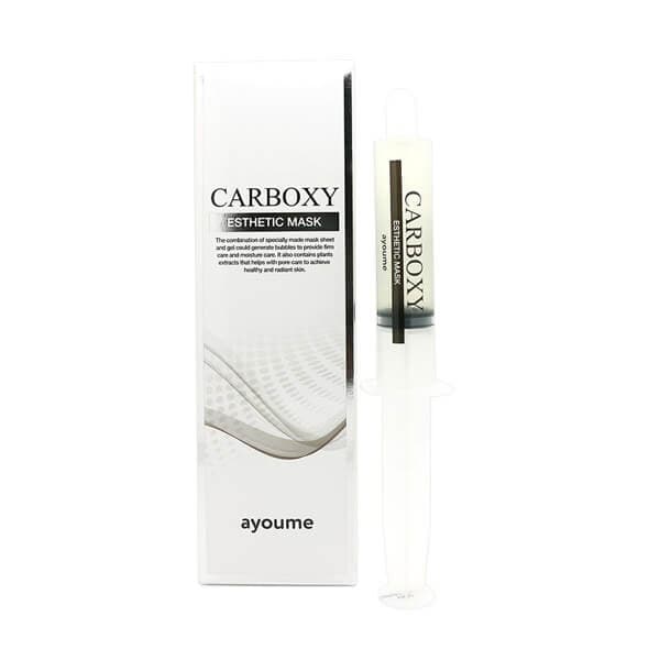 Ayoume Набор для карбокситерапии (шприц + маска на лицо и шею)  Ayoume Carboxy Esthetic Mask 20мл/5гр