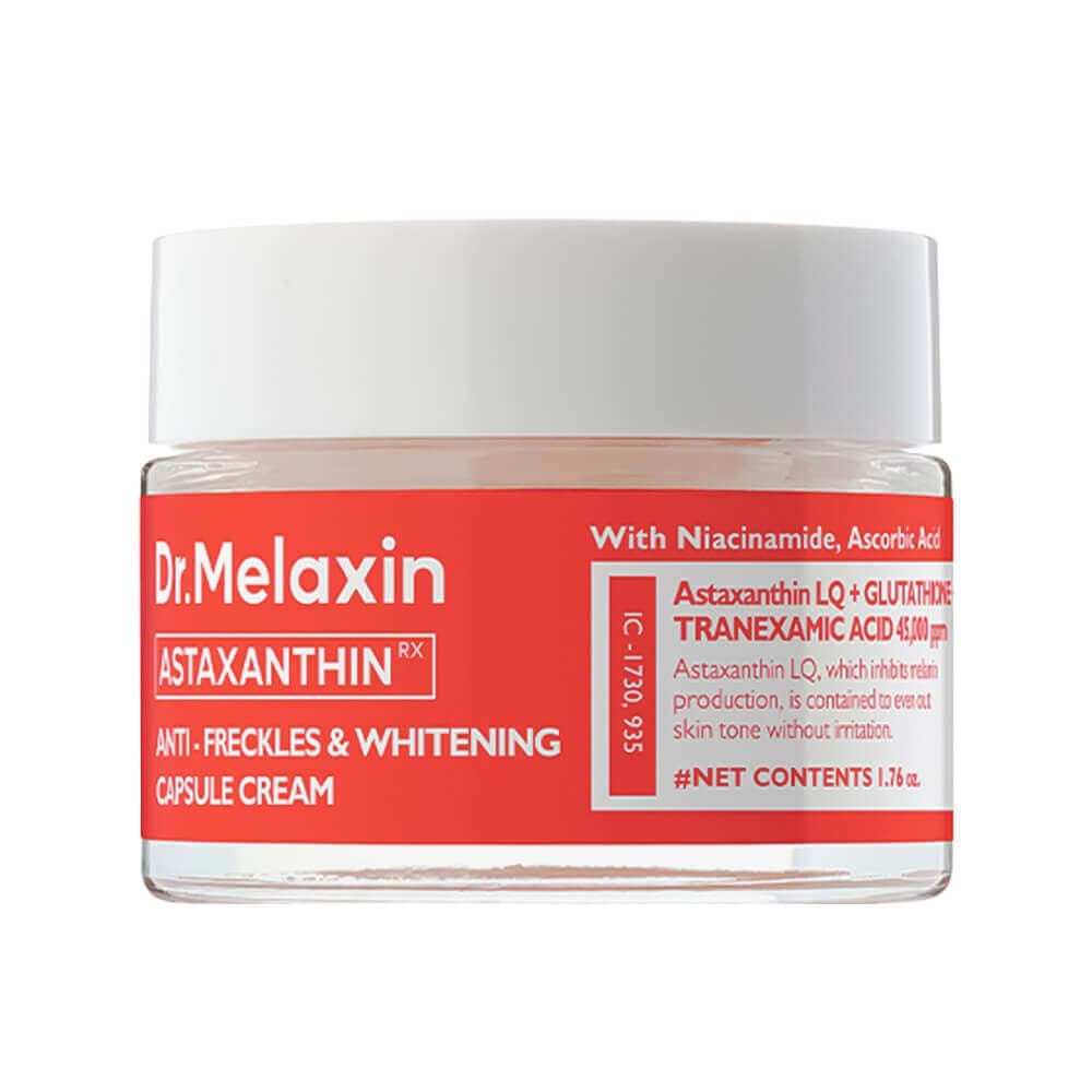 Dr. Melaxin Крем для лица капсульный против морщин и пигментации с астаксантином Astaxanthin Anti-Freckles & Whitening Capsule Cream 50g