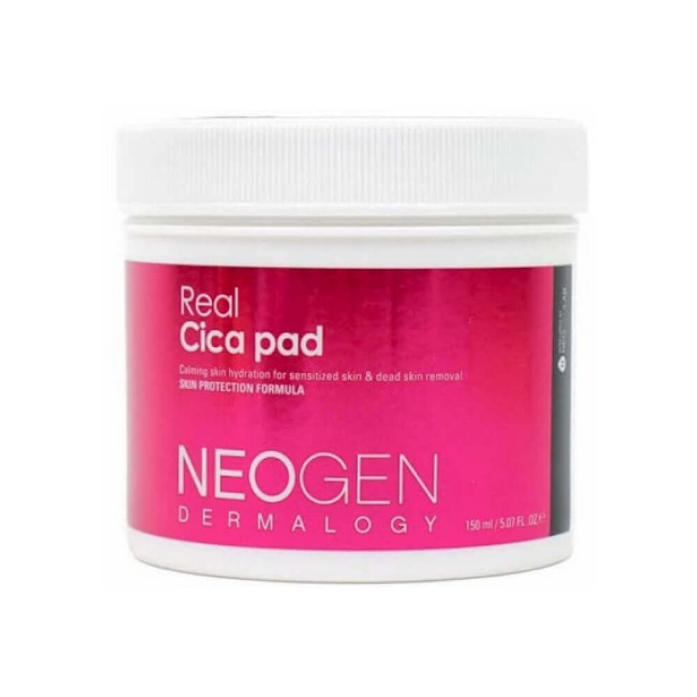 NEOGEN Пэды увлажняющие для очищения с центеллой DERMALOGY REAL CICA PAD(150 мл/90 шт)