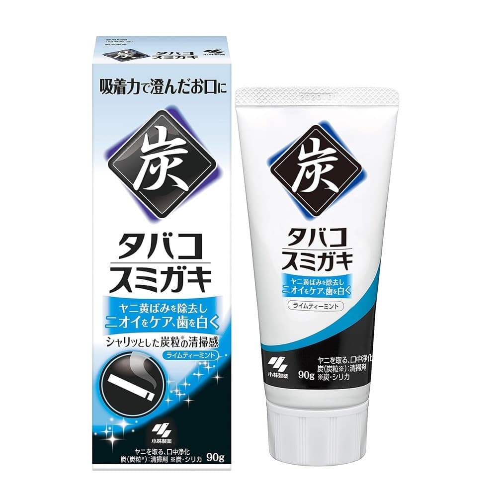 Kobayashi Паста зубная с древесным углем с эффектом отбеливания - Tobacco sumigaki, 90г