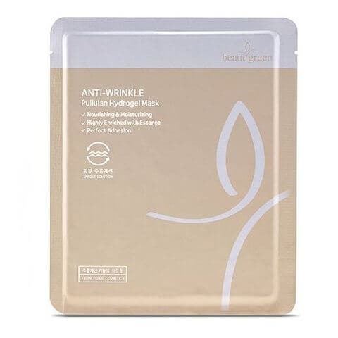 Beauugreen Гидрогелевая маска с омолаживающим эффектом Anti-Wrinkle Pullulan Hydrogel Mask(30гр)